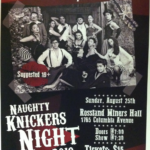 Poster for Naughty Kickers Night 2019